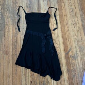 Formal black dress w straps